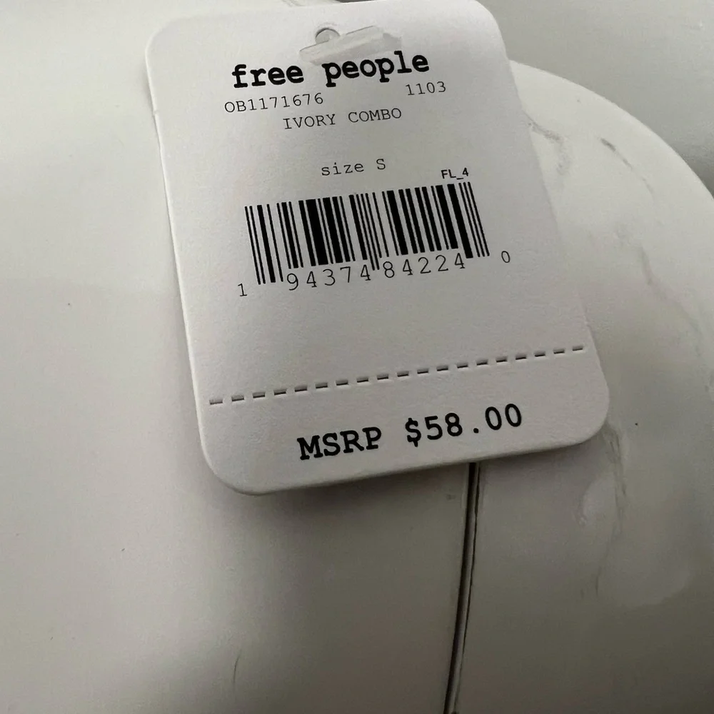 Free people Movement by Free People Ivory Combo Top - Picture 3 of 10